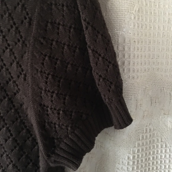 Women’s Croft&Barrow XL Brown Cardigan Button Down - Picture 3 of 8